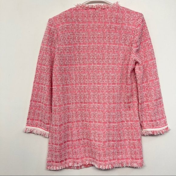 Misook Pink Textured Blazer - Picture 2 of 7